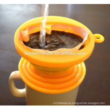 Profesional Fabricante LFGB Resistente al calor Resistente al calor Grano alimenticio Filtro de café Taza / Filtro de café Dripper / Funnel